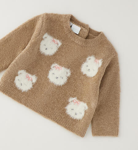 Maglione da neonata TORTORA-0932