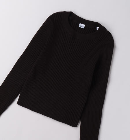 Maglione da ragazza NERO-0658