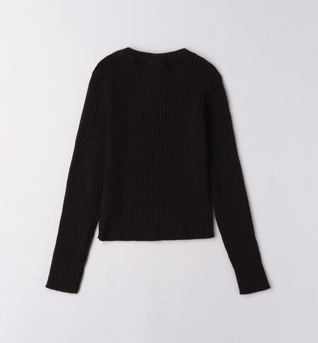 Maglione da ragazza NERO-0658