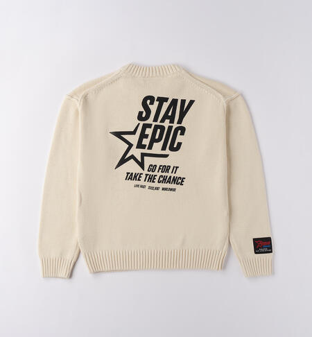 Maglione da ragazzo ECRU-0124