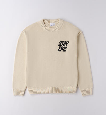 Maglione da ragazzo ECRU-0124