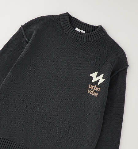 Maglione da ragazzo GRIGIO-0567