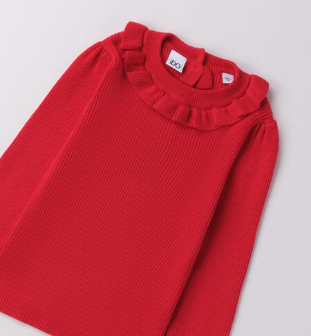 Maglione iDO bambina ROSSO-2253