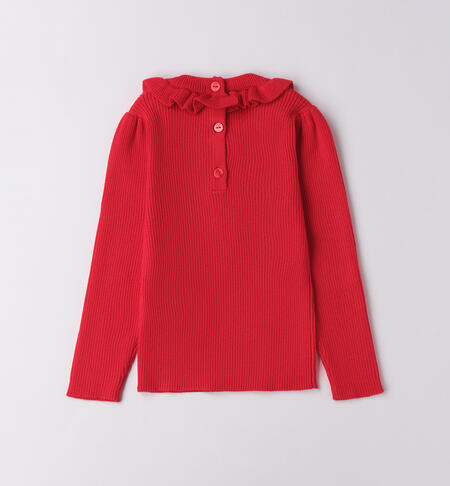 Maglione iDO bambina ROSSO-2253