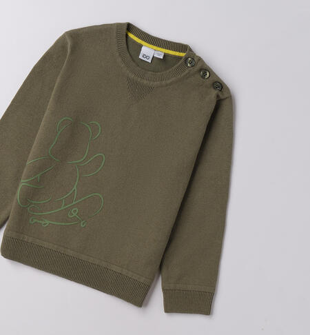 Maglione iDO bambino VERDE SALVIA-4951