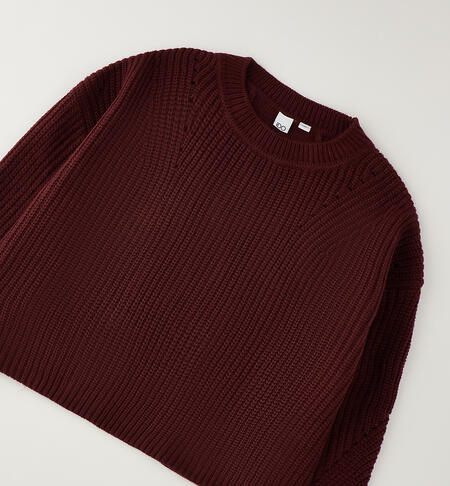 iDO girl's sweater BORDEAUX-2953