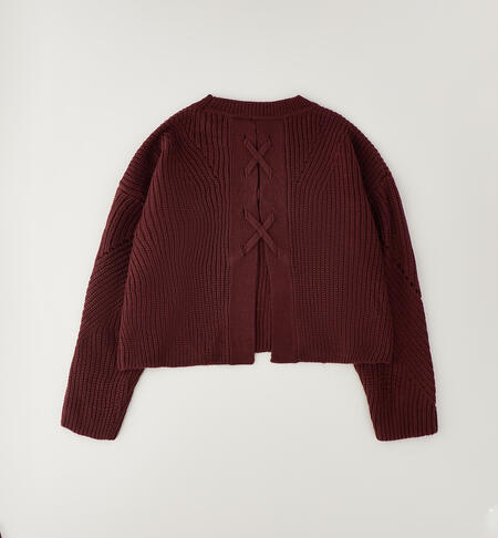 iDO girl's sweater BORDEAUX-2953