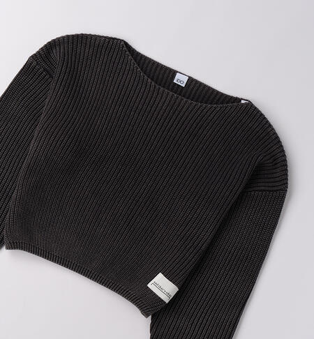 Maglione iDO ragazza NERO-0658