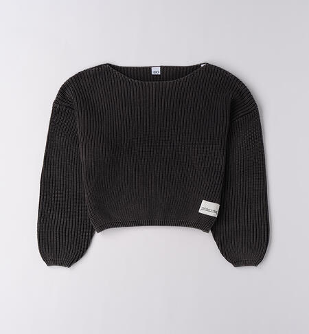 Maglione iDO ragazza NERO-0658