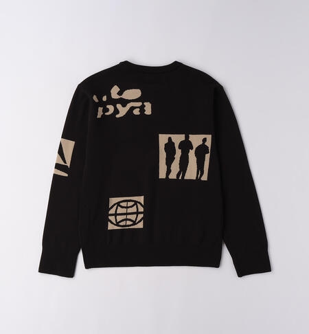 Maglione iDO ragazzo NERO-0658