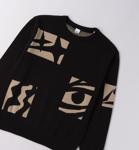 Maglione iDO ragazzo NERO-0658