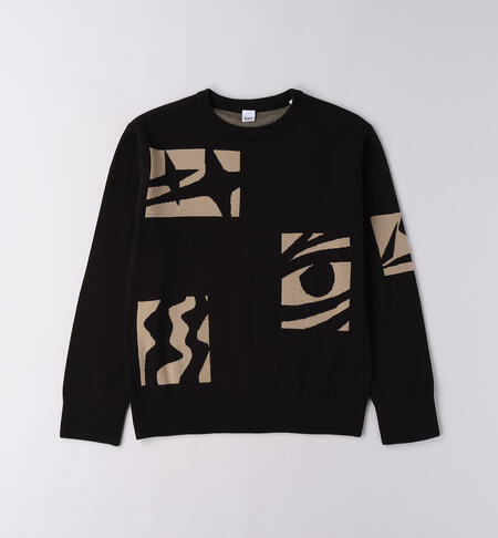 Maglione iDO ragazzo NERO-0658