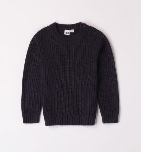 Boys' winter jumper BLUE