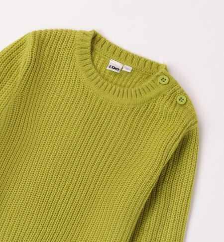 iDO winter jumper for boys aged 9 months to 8 years VERDE ACIDO-5225