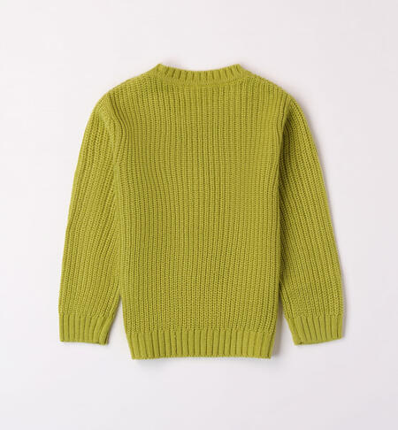 iDO winter jumper for boys aged 9 months to 8 years VERDE ACIDO-5225