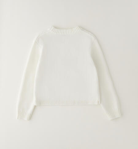 Maglione Natale bambina PANNA-0112