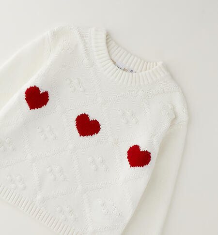 Maglione Natale bambina PANNA-0112