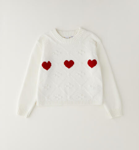 Maglione Natale bambina PANNA-0112