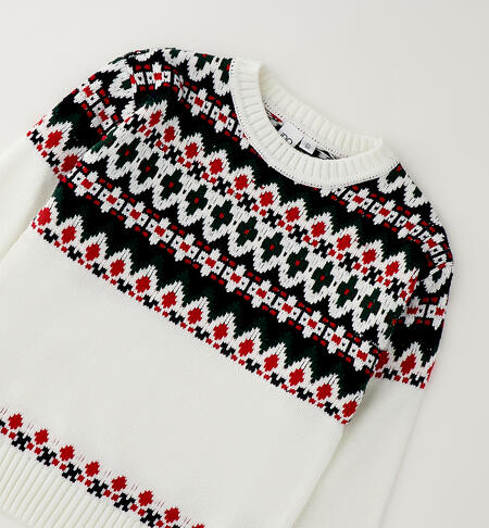 Maglione Natale bambino PANNA-0112
