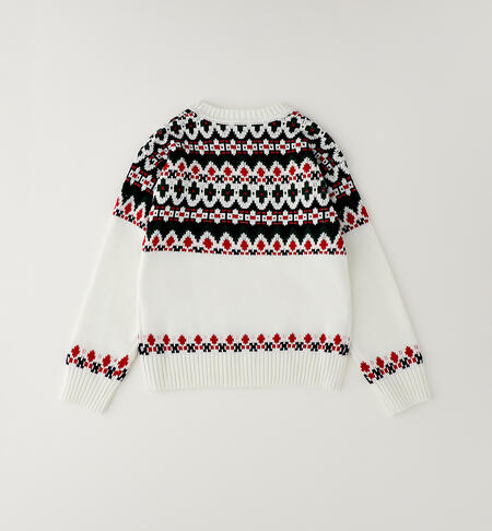 Maglione Natale bambino PANNA-0112