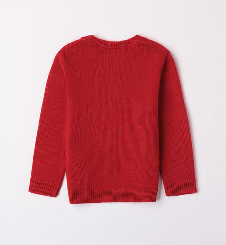 Maglione natalizio bambino da 9 mesi a 8 anni iDO ROSSO-2253