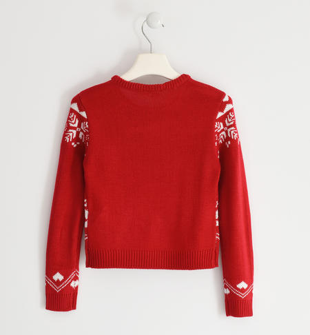 Girl¿s Christmas sweater  from 8 to 16 years by iDO ROSSO-2253