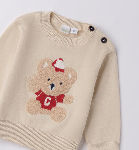 Maglione neonato iDO ECRU'-0164