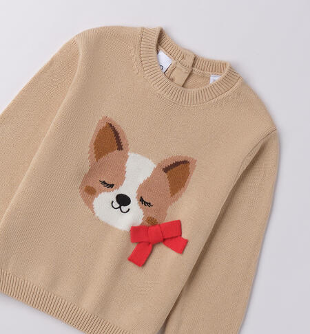 Maglione per bambina BEIGE-0924