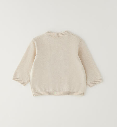 Maglione per bimbo BEIGE MELANGE-8830