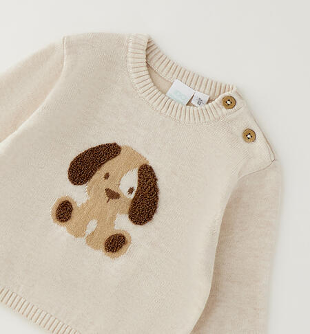 Maglione per bimbo BEIGE MELANGE-8830