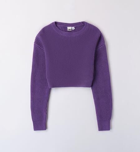 Purple jumper for girls VIOLET-3341