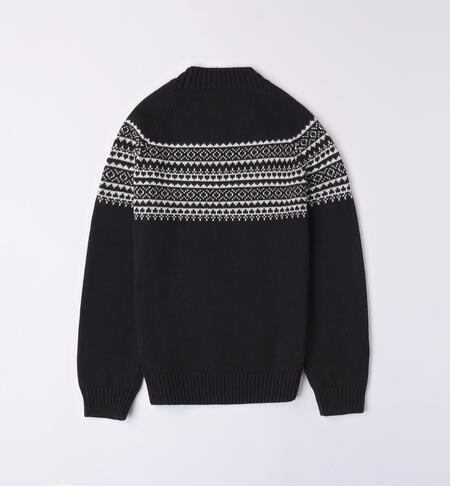 iDO jumper for boys aged 8 to 16 years NERO-0658