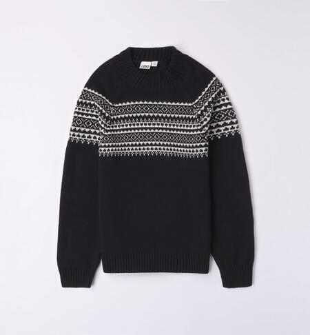 iDO jumper for boys aged 8 to 16 years NERO-0658