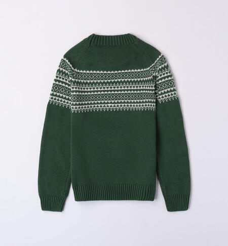 iDO jumper for boys aged 8 to 16 years VERDE-4727