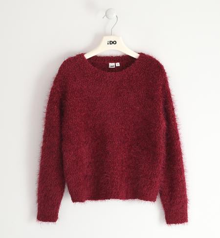 Girl¿s tricot sweater  from 8 to 16 years by iDO BORDEAUX-2537