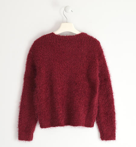 Girl¿s tricot sweater  from 8 to 16 years by iDO BORDEAUX-2537