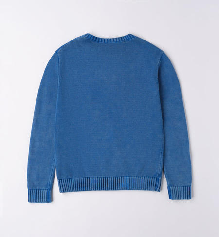 Maglione ragazzo 100% cotone da 8 a 16 anni iDO ROYAL CHIARO-3734