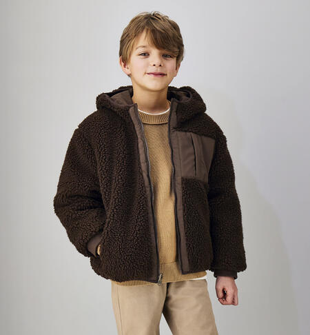 Maglione ragazzo in cotone BEIGE