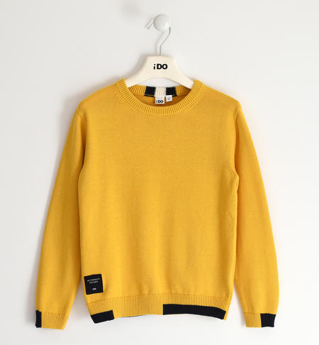 Boy¿s tricot sweater  from 8 to 16 years by iDO GIALLO-1614