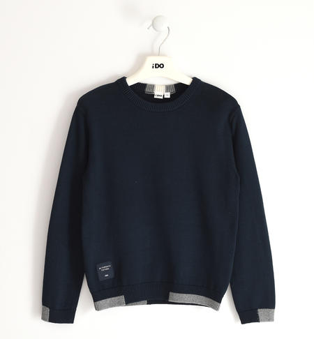 Maglione ragazzo in tricot - da 8 a 16 anni iDO NAVY-3885