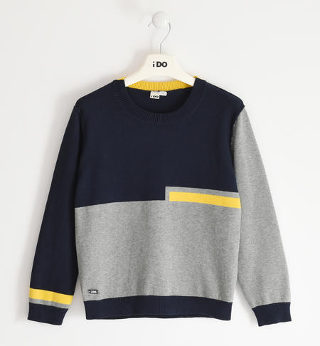 Maglione ragazzo in tricot - da 8 a 16 anni iDO NAVY-3885