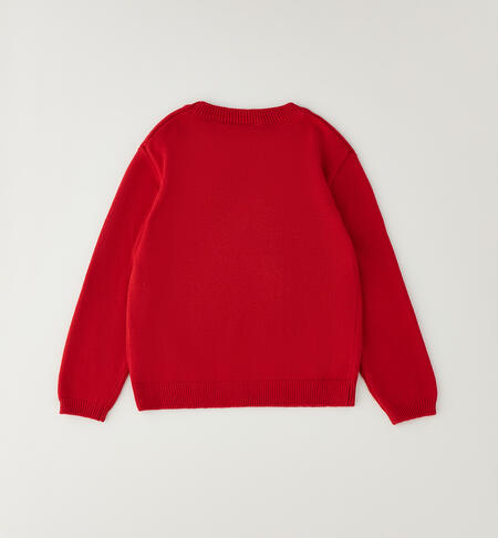 Maglione rosso bambina ROSSO-2253