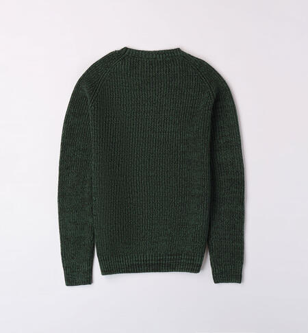 iDO green jumper for boys from 8 to 16 years VERDE-4727