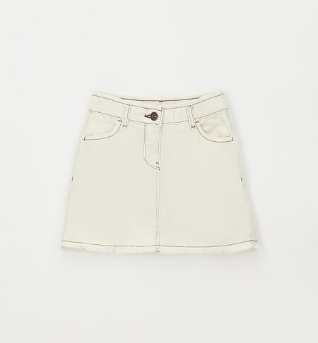 Mini gonna per ragazza LATTE-0115