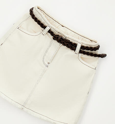 Mini skirt for girls LATTE-0115