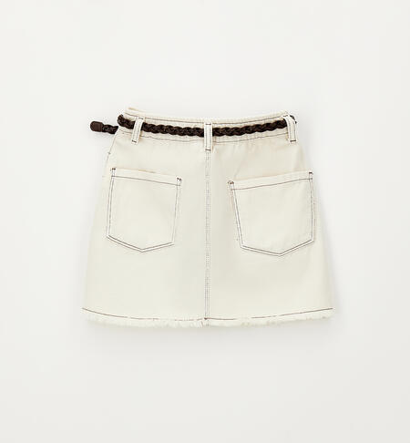 Mini skirt for girls LATTE-0115