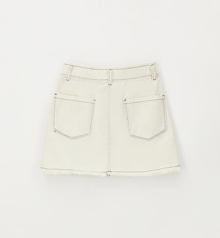 Mini gonna per ragazza LATTE-0115