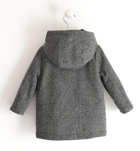 Duffle coat with hood from 9 months to 8 years iDO GRIGIO MELANGE-8970