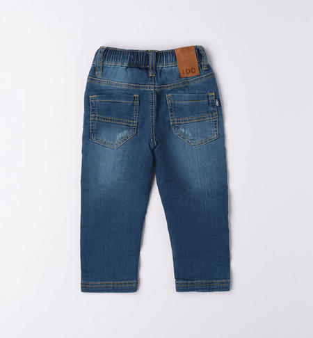 Soft iDO jeans for boys from 9 months to 8 years STONE WASHED-7450