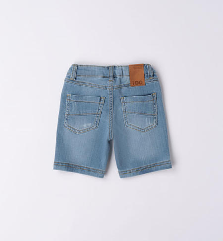 Morbido jeans corto per bambino da 9 mesi a 8 anni iDO STONE BLEACH-7350